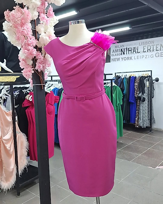 Fuşya Elbise