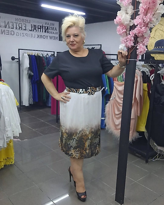 Şifon Pliseli Elbise