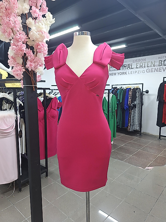 Fuşya Elbise